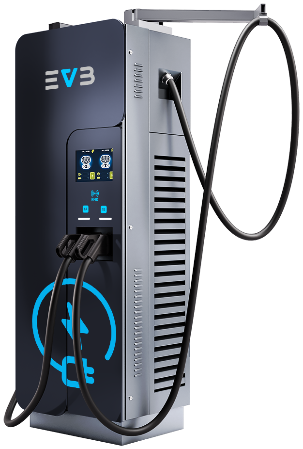 EVB Power DC snabbladdare 40–160 kW med kabelbom
