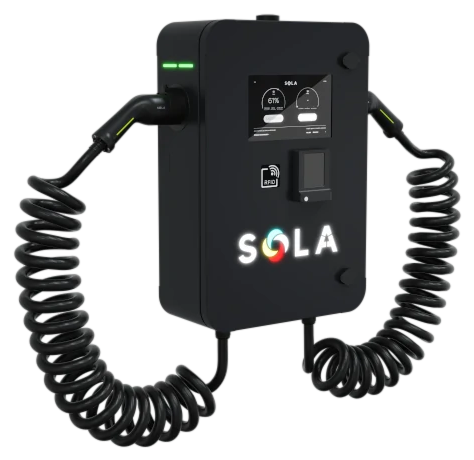 SOLA Wall-E Box AC dubbel väggladdare